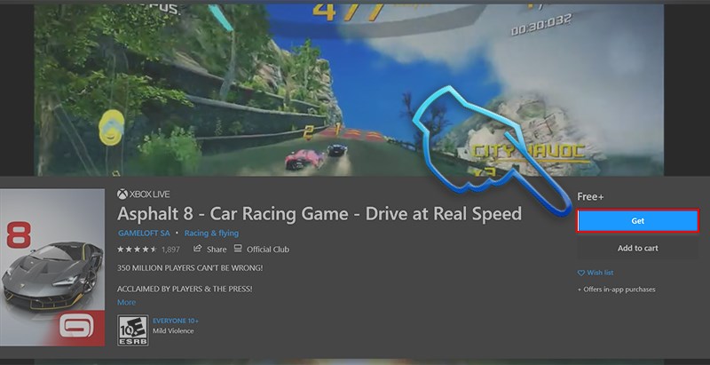 Cách setup game Asphalt 8 trên computer PC